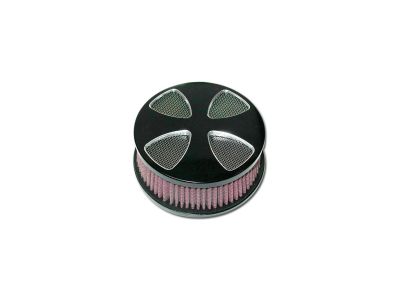 629293 - CCE Smooth Cross Hi-Flow Air Cleaner Black