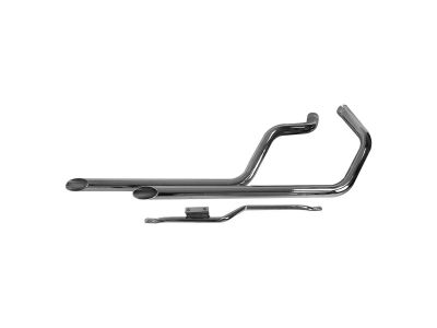 632902 - PAUGHCO Slash Cut Drag Pipes for 79 Sportster Models Chrome 1,75