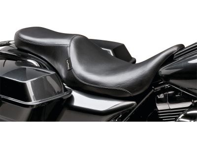 640890 - Le Pera Silhouette 2 Up Smooth Seat 203mm wide passenger area Black Vi...