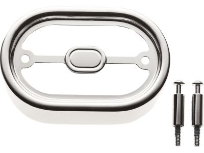 640912 - Motor Factory Voltage Regulator Cover Voltage Regulator Covers Chrome