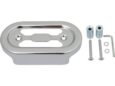 640913 - Motor Factory Voltage Regulator Cover Voltage Regulator Covers Chrome