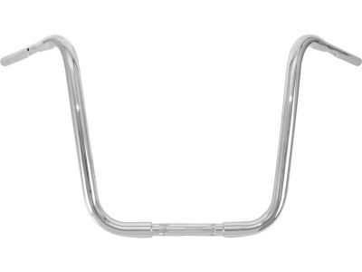 641268 - BURLY 16 Gorilla Apehanger Handlebar 1" clamp diameter Non-Dimpled 3-Hole Chrome 1 1/4" Throttle By Wire Throttle Cables