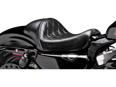 642100 - Le Pera Stubs Cafe Diamond Stitch Seat Black Vinyl