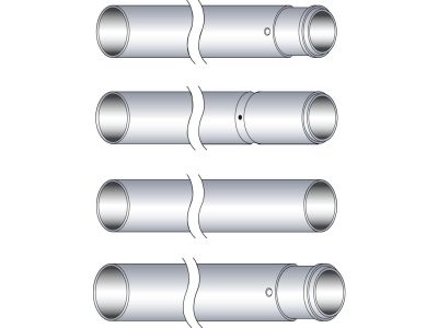 642368 - CUSTOM CYCLE 49mm Fork Tubes +4" FXD/ +2" FXDWG Show Chrome 29,5"