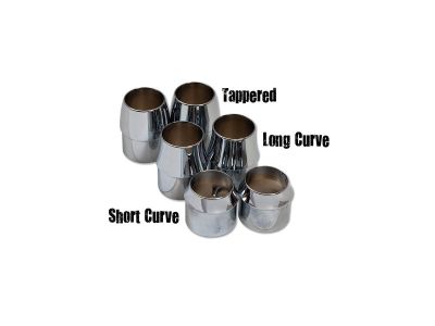 650169 - PAUGHCO Exhaust End Cap Tapered Chrome 2