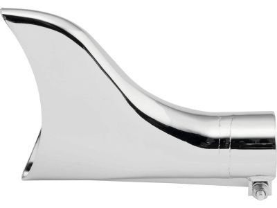 651334 - PAUGHCO Clamp-On Fishtail Tip Chrome 1,75