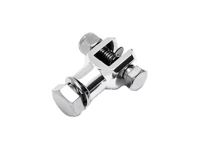 652025 - SANTEE 3/8-20 Mount Footpeg Clevis Chrome