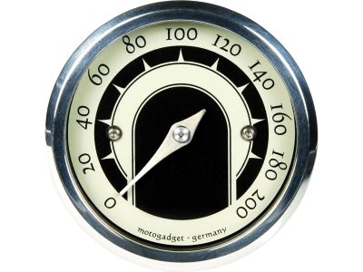 652566 - motogadget motoscope tiny speedster Speedometer Scale: 200 mph; 200 km...