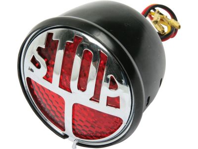652777 - SHIN YO Stop LED Taillight STOP Emblem chrome Black Red LED
