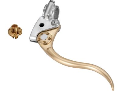 652818 - KUSTOM TECH Deluxe Clutch Lever Assembly Satin