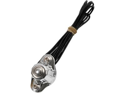 652830 - KUSTOM TECH Deluxe Switch Housing Single button Chrome