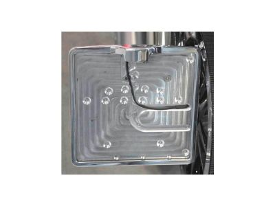 653016 - Thunderbike Inside License Plate Base Plate German Size 200x240mm Aluminium Polished