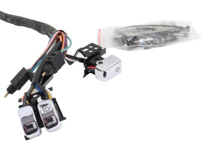 653702 - CCE 96-up Backlit Hand Control Switch and Housing Kit With Audio and Cruise Control Chrome