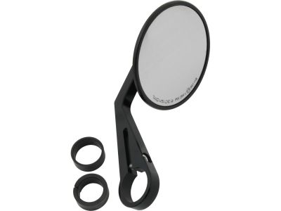 653777 - HIGHSIDER Montana Bar End Mirror 115 mm stem Black, Anodized