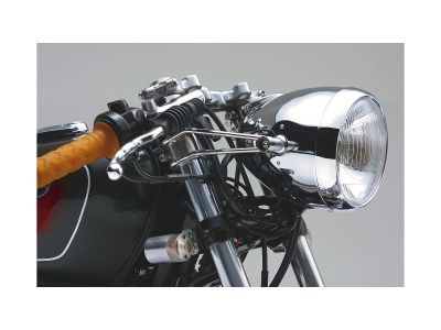 653946 - DAYTONA Vintage 5 3/4" Headlight Chrome H4