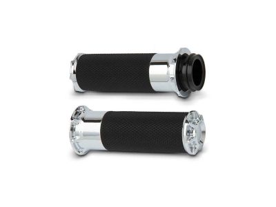 654106 - ARLEN NESS Bevelled Fusion Grips, Cable Chrome