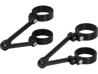 655827 - LSL Fork Side Mount Headlight Bracket Long Black