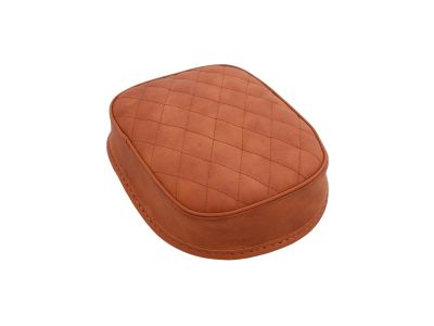 656108 - 5Stars Diamond Suction Cup Pillion Pad Brown Leather