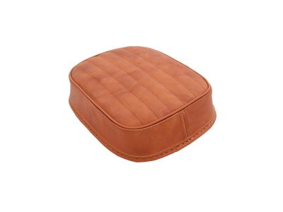 656109 - 5Stars Vertical Suction Cup Pillion Pad Brown Leather