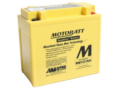 656129 - MOTOBATT Quadflex AGM Battery AGM, 240 A, 16.5 Ah Yellow
