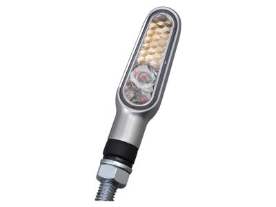 656206 - DAYTONA D-Light LED Turn Signal Aluminium Satin Clear LED