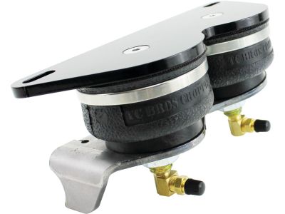 660919 - TC BROS Dual Air Ride Solo Seat Suspension and Bracket Kit Black