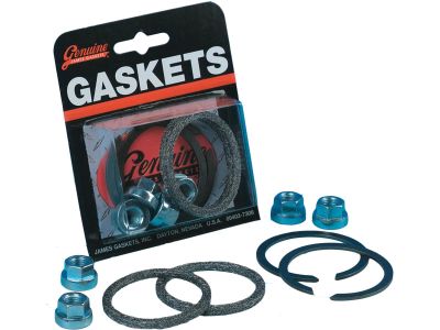 667101 - JAMES Exhaust Mounting Gasket Kit Knitted Wire Gaskets and Flange Nuts...
