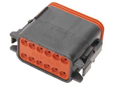 670057 - NAMZ Deutsch OEM DT Series Connector Housings 12 Wire Male Black