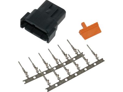 670825 - NAMZ Connector Deutsch DTM 12-Position Black Male Black