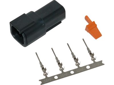 670827 - NAMZ Connector Deutsch DTM 4-Position Black Male Black