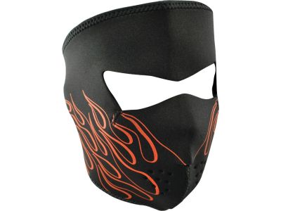 675145 - ZANheadgear Orange Flames Neoprene Full Face Mask Black | One Size Fit...