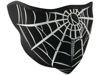 675148 - ZANheadgear Spider Web Neoprene Neoprene Half Face Mask | One Size Fits All