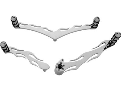 677674 - CCE FLAME T/SHFT CONTROL SET Control Arm Chrome