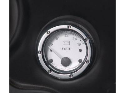 677700 - CCE Custom Gauge Bezel Dimpled Chrome