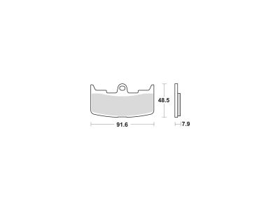 681332 - TRW Lucas Sinter Street Replacement Brake Pads Sinter Front