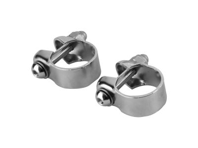 682353 - FEHLING Handlebar Rack Clamps 1 1/4" Clamps Chrome
