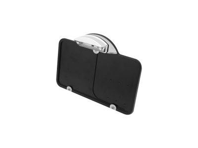 683062 - HKC Moon License Plate Base Plate Germany 200x220mm, Including License Plate Light Black