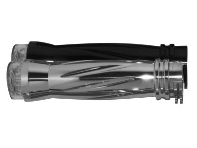 683280 - RBS LED Twister Grip Set Rear Turnsignal & Taillight Polish 