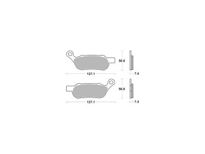 683385 - TRW Lucas Sinter Street Replacement Brake Pads Sinter Rear