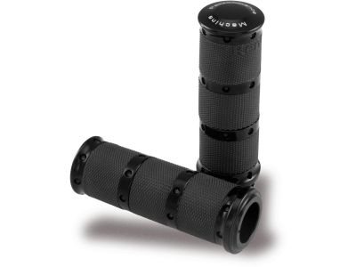 684358 - PM Contour XL Grips Black 1" Anodized Cable operated
