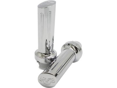 685702 - Kodlin Thriller Grips Chrome 1" Throttle Cables