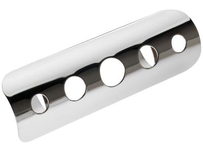 688083 - CCE Straight Universal Heat Shield Drilled Chrome 1,75