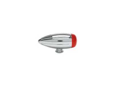 688120 - CCE Slotted Bullet LED Turn Signal Chrome Red