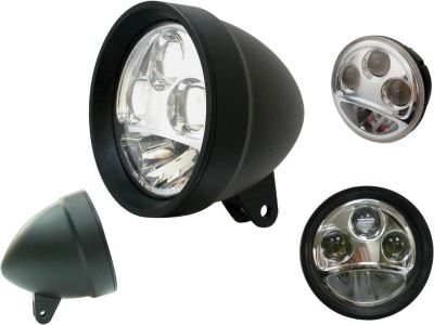 688145 - CCE 5 3/4" Headlight Black LED
