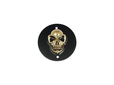 688220 - CCE Skull Point Cover 2-hole, vertical Black Gold