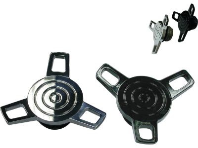 688293 - CCE Spinner Gas Cap Left side cap only (Non-Vented) Chrome