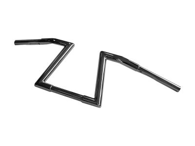 696262 - FEHLING 1 1/4" Z-Bar with 1" Clamp Diameter Handlebar Dimpled 3-Hole Chrome 230.0 mm