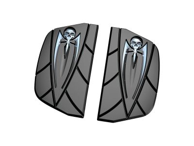 696764 - Küryakyn Zombie Passenger Floorboard Insert for HD D-Shaped Boards Ch...