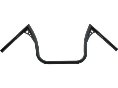 697163 - SANTEE 13 Bonanza II Wide Handlebar Dimpled 3-Hole Black Powder Coated 1" Throttle Cables