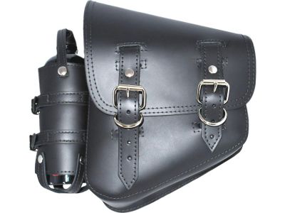 697386 - La Rosa Left Side Bag with Fuel Bottle Black Left